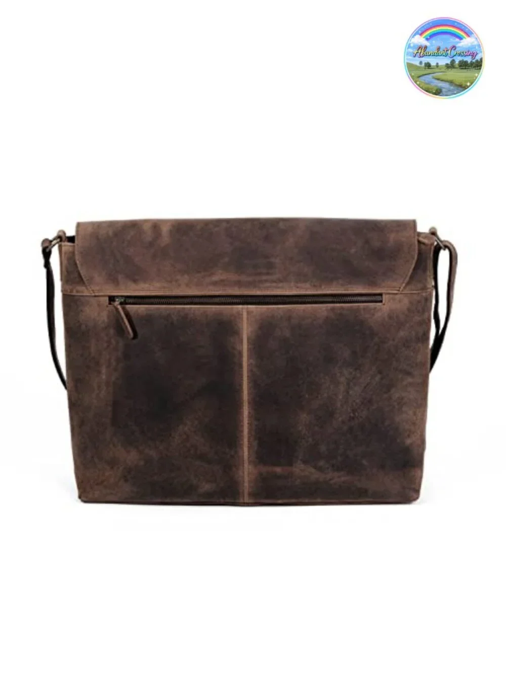 Handmade Buffalo Leather Messenger Satchel Laptop Briefcase 17 inch